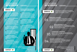 Infotel Systems - grafica design pentru print
